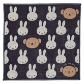 MIFFY & BORIS 3層紗布手帕 深藍色